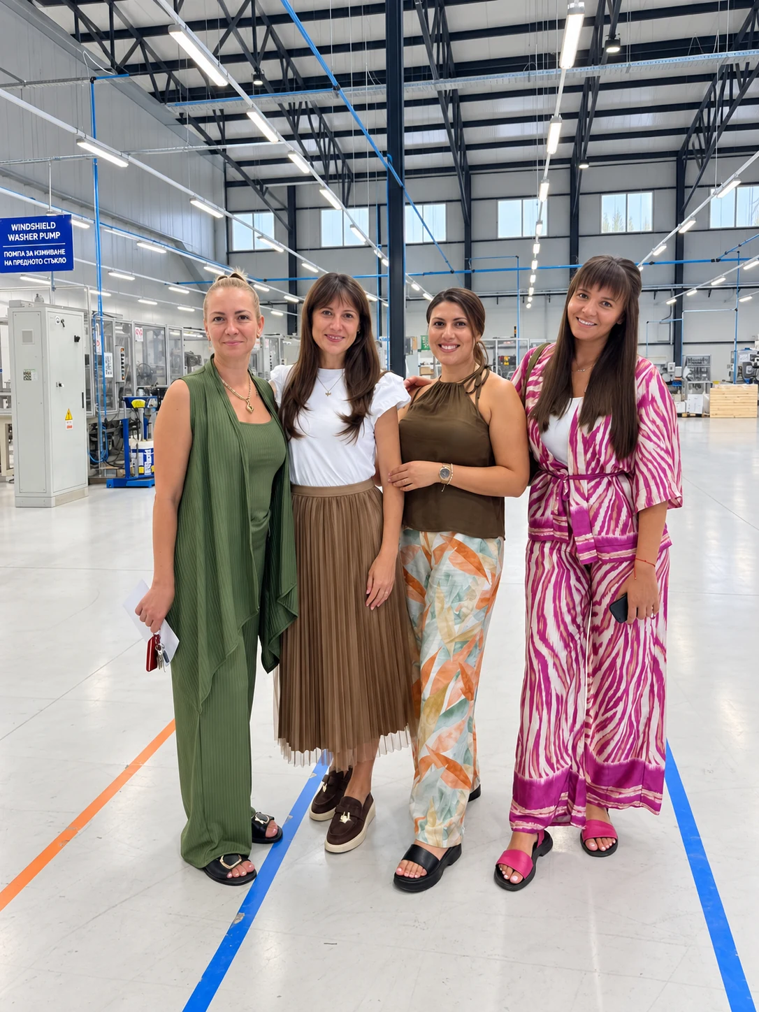 Das Team von Alpha Consult zu Besuch bei BGM